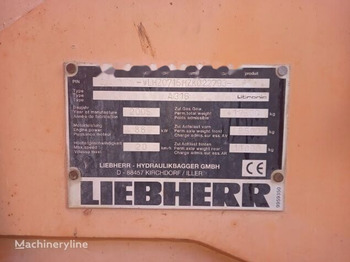 Колёсный экскаватор LIEBHERR A 316