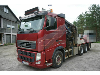 Volvo FH 540 8x4 Combi crane truck with fifth wheel. HIA - Автоманипулятор