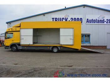 Автовоз Mercedes-Benz Atego 822 geschlossen Extralange Rampen HU 11/21