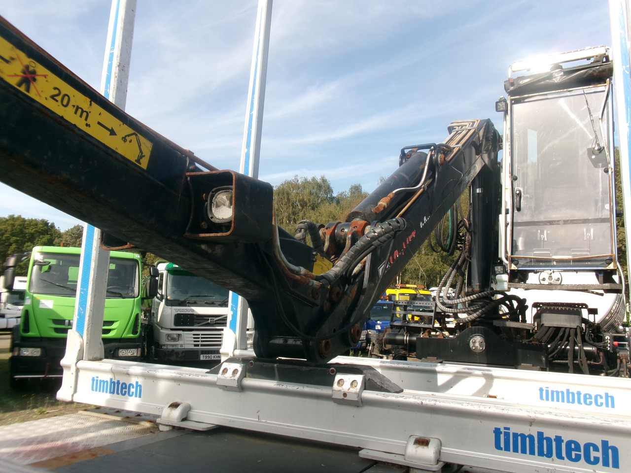 Лесовоз, Автоманипулятор Mercedes Actros 2663 6x4 Euro 6 loglift F96 crane timber truck: фото 7