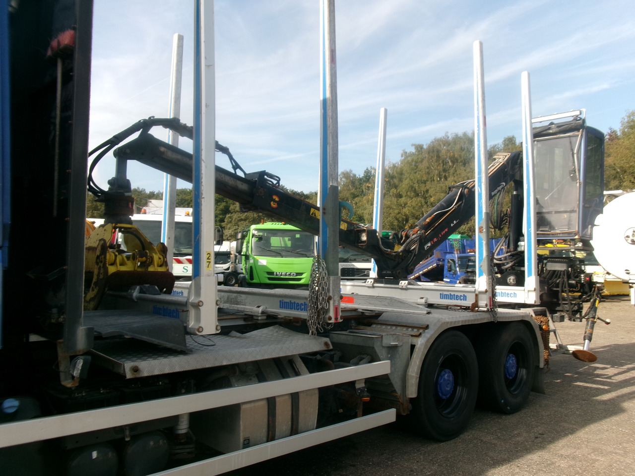 Лесовоз, Автоманипулятор Mercedes Actros 2663 6x4 Euro 6 loglift F96 crane timber truck: фото 6