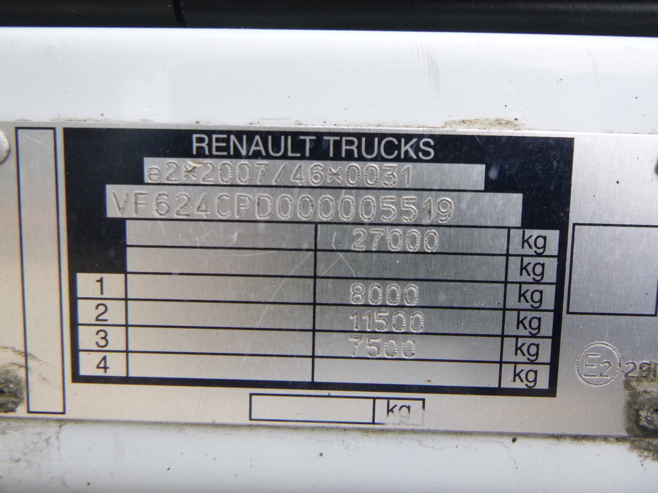 Грузовик бортовой/ Платформа, Автоманипулятор Renault Premium 380 dxi 6x2 RHD + HMF 2620-K4: фото 34