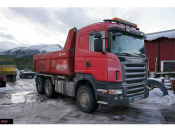 Самосвал Scania R 620 6x4 365.000 km. Steel suspension and manual