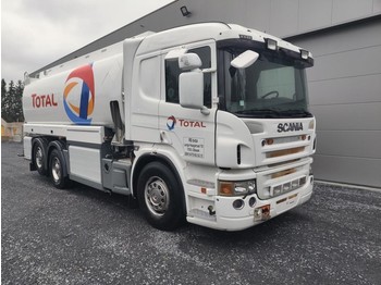 Грузовик-цистерна для транспортировки топлива Scania P340 6x2- fuel truck 18000L-lift and steering axle: фото 1