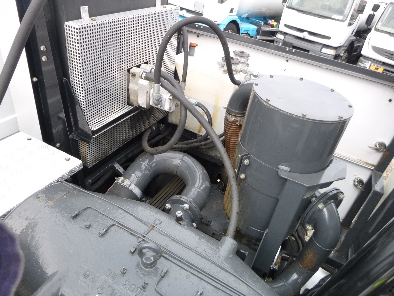 Ассенизатор Mercedes Actros 2541 6x2 RHD E5 Huwer vacuum tank / hydrocureur 12 m3: фото 11