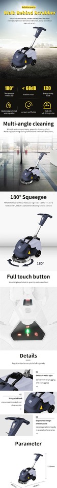 Новый Поломоечная машина XCMG Official XGHD10BT Walk Behind Cleaning Floor Scrubber Machine: фото 5