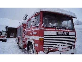 Scania 81 Brannbil EU-godkjent (motorredskap) SE VIDEO  - Пожарная машина