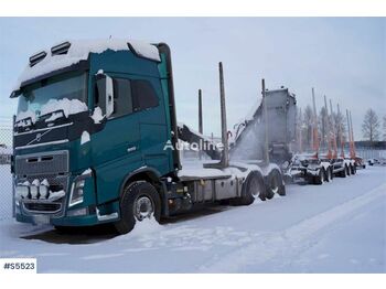 Лесной прицеп VOLVO FH16 Timber truck with 5-axled MVB trailer: фото 1