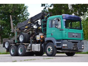 MAN TGA 26.480 6x4 2004 for long wood transport - Лесной прицеп