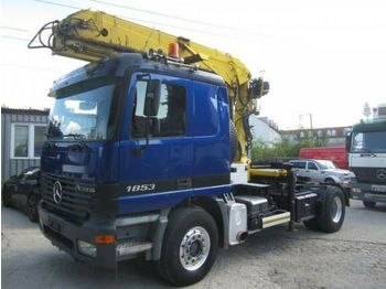 Лесовоз Mercedes-Benz Actros 1853 SZM Ladekran Palfinger Holzkralle