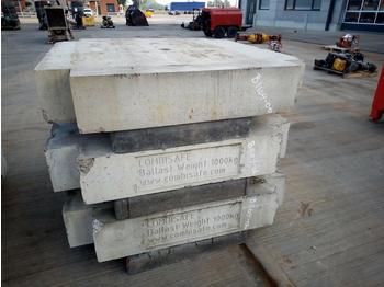 Противовес для Кранов Combisafe Ballast Frame to suit Crane, 1000Kg Concrete Ballast (3 of): фото 1
