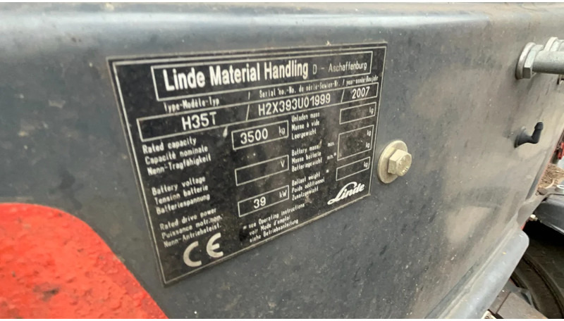 Газовый погрузчик Linde H35T Linde H35 T: фото 15