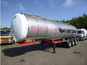 Полуприцеп-цистерна для транспортировки пищевых продуктов Burg Beer food tank inox 31 m3 / 1 comp: фото 1