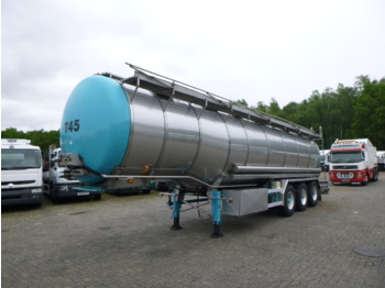 Полуприцеп-цистерна для транспортировки пищевых продуктов Burg Food tank inox 32.6 m3 / 3 comp + pump: фото 1