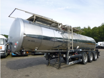 Полуприцеп-цистерна для транспортировки пищевых продуктов Clayton Food tank inox 23.5 m3 / 1 comp + pump: фото 1