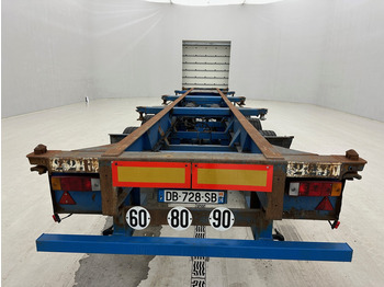 Полуприцеп-контейнеровоз/ Сменный кузов Fruehauf Skelet 2 x 20-30-40 ft: фото 5