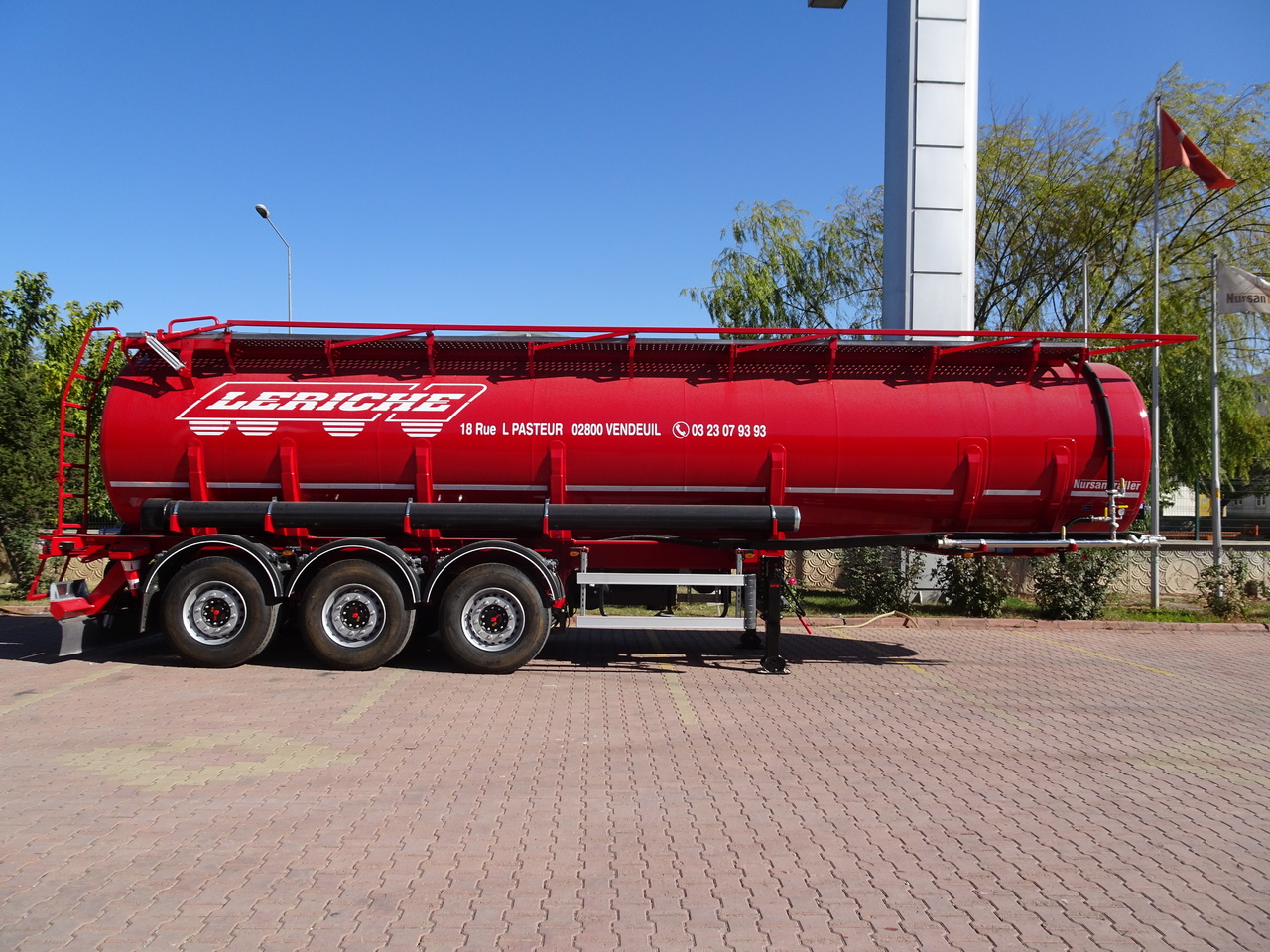 Новый Полуприцеп-цистерна для транспортировки химикатов NURSAN Slurry Tanker: фото 11