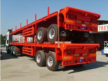 CEYLAN 2 AXLES 8 TIRES FLATBED HIGH(CYLN-LWBD 2 /1) - Полуприцеп бортовой/ Платформа