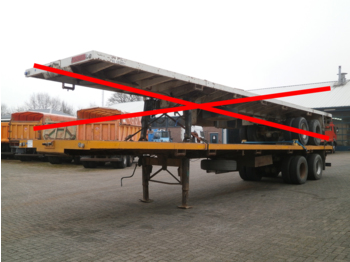Traylona 2-axle platform trailer 50000 kg / extendable 22 m - Полуприцеп бортовой/ Платформа