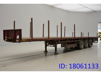 Полуприцеп бортовой/ платформа Van Hool Extendable platform trailer