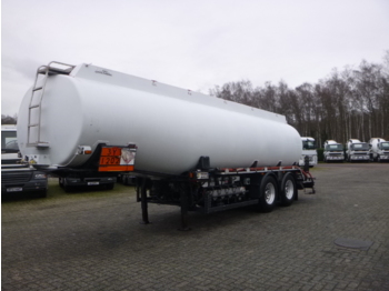 Caldal Fuel tank alu 28 m3 / 5 comp + pump - Полуприцеп-цистерна