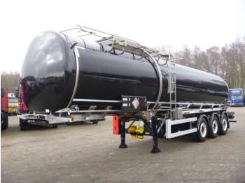 Crossland Bitumen tank inox 33.4 m3 + heating / ADR/GGVS - Полуприцеп-цистерна