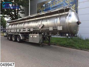 Magyar Chemie RVS tank, 27000 Liter, 15 Compartments, 2 Hydraulic pumps, Max 4 bar, 50c - Полуприцеп-цистерна