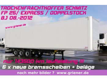 Schmitz Cargobull SKO 24/ DOPPELSTOCK 33/66  /NEUE BREMSE !!!!!!  - Полуприцеп-фургон