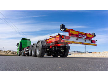 Полуприцеп-контейнеровоз/ сменный кузов Nova 3 Axle Extendable Container Semi Trailer From Factory