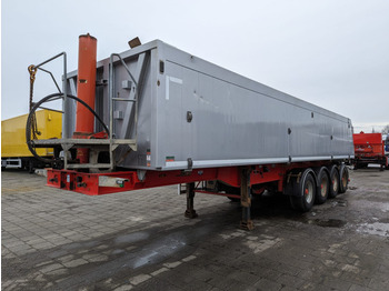 CMT W25-50 Tipper 36m³ - 4 Axle - Alu Box Steel Chassis - LiftAxle - Steering Axle (O1699) - Самосвальный полуприцеп