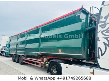 Lück SKF35 Stahl *86m³/1.Liftachse/Rollplane/Podest - Самосвальный полуприцеп