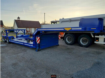Broshuis 2 axle Lowboy trailer with extension for boat tran - Прицеп
