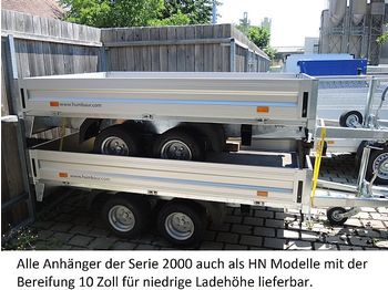 Новый Прицеп для легкового автомобиля Humbaur - HN255221 GR Tandemanhänger 2,5to Hochlader: фото 1
