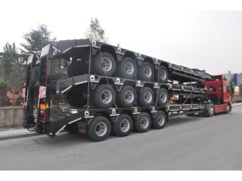 OZGUL LW4 80 Ton, 3 m, steel susp., hydr. ramps - Низкорамный прицеп