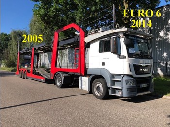 Lohr Eurolohr, Truck 2014, EURO 6, Retarder, Airco, Car Transporter, Navigation, Combi - Прицеп-автовоз