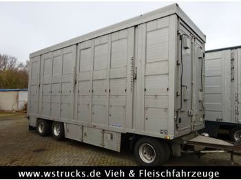 Menke 2 Stock Ausahrbares Dach Vollalu  7,50m  - Прицеп для перевозки животных