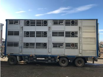 Прицеп для перевозки животных Pezzaioli Pezzaiolli 3 Stock ausfahrbares Dach