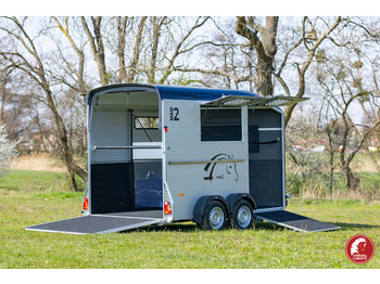 Cheval Liberté Maxi 2 Duomax trailer for 2 horses GVW 2600kg tack room saddle - Прицеп-коневоз