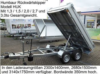 Самосвальный прицеп Humbaur - HUK202715 Rückwärtskipper Handpumpe