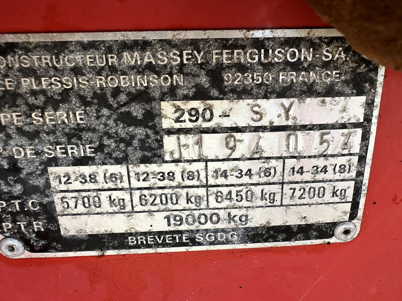 Трактор Massey Ferguson 290: фото 10