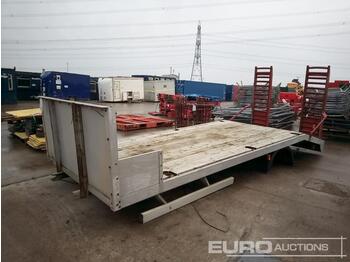 Кузов платформа Beavertail Flat Bed Body to suit Lorry, Winch, Ramps: фото 1