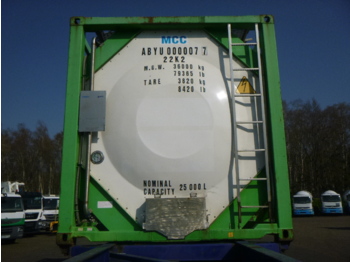 Танк-контейнер, Полуприцеп Danteco Food tank container inox 20 ft / 25 m3 / 1 comp: фото 5