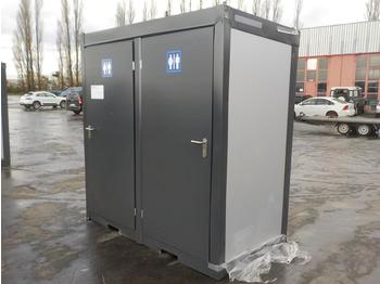 Жилой контейнер Unused Portable Double Toilet Unit c/w Water Heater (Keys in Office): фото 1