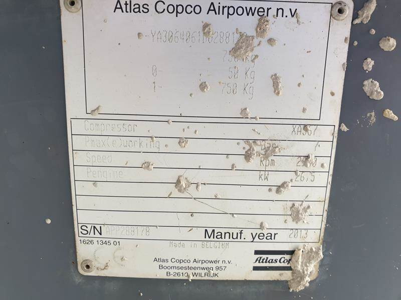 Воздушный компрессор Atlas-Copco XAS 67 KD: фото 11