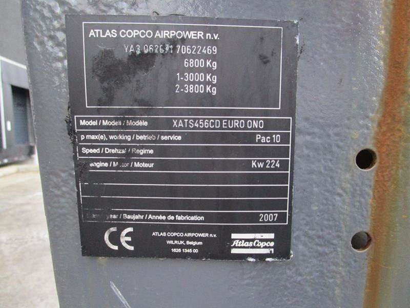 Воздушный компрессор Atlas-Copco XATS 456 CD - N: фото 11