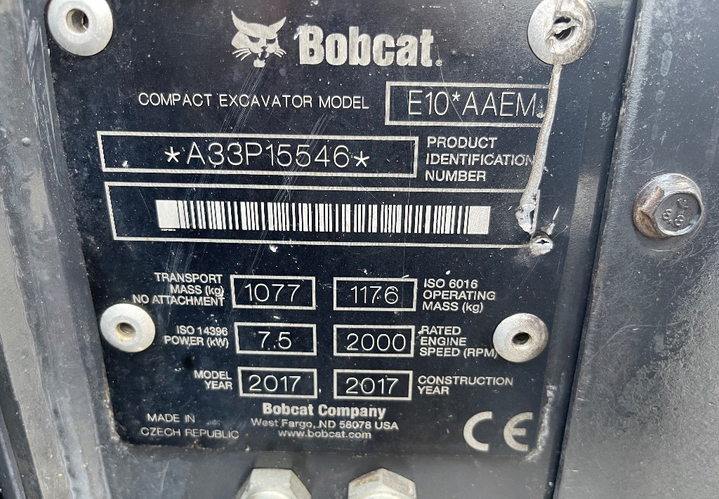 Мини-экскаватор Bobcat E10: фото 5