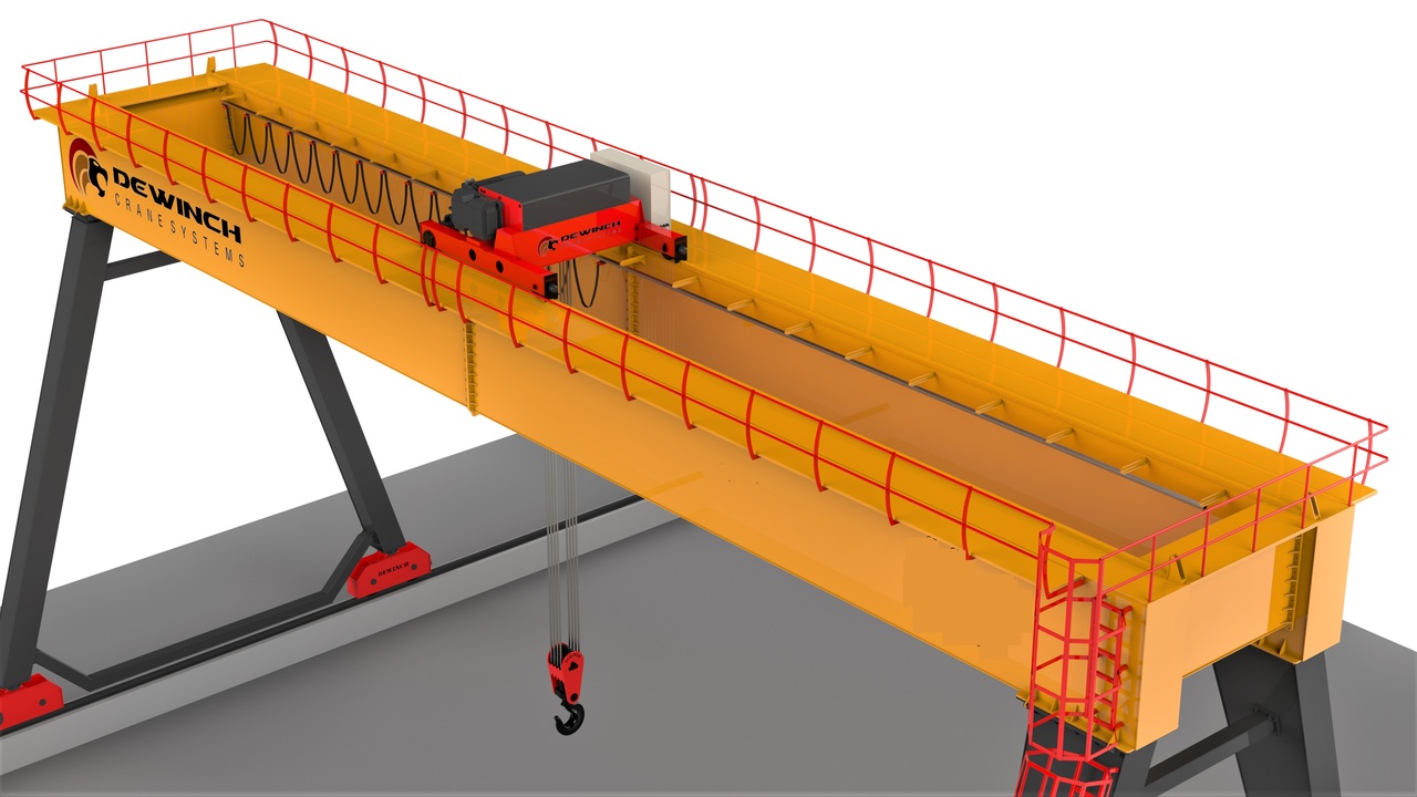 Новый Козловой кран DEWINCH 10 ton -5 Ton Gantry Crane  -Monorail Crane -Single Girder Crane: фото 4