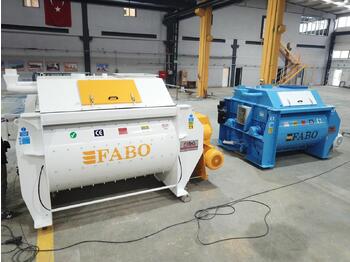 Новый Оборудование для бетонных работ FABO Double Shaft Concrete Mixer ( Twin Shaft Mixer ): фото 1