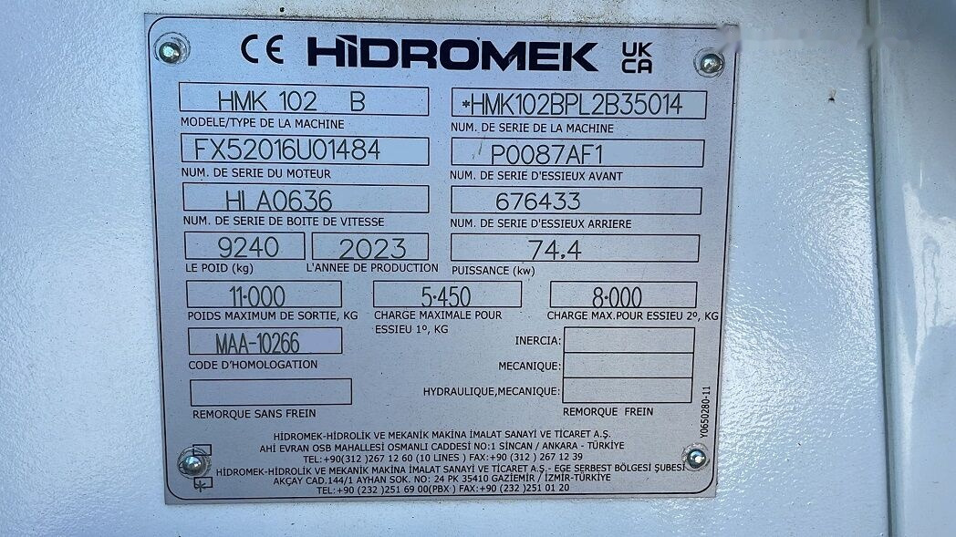 Новый Экскаватор-погрузчик Hidromek HMK102B Alpha K4 - Tier3 - NOT FOR SALE IN THE EU/NO CE MARKING: фото 34