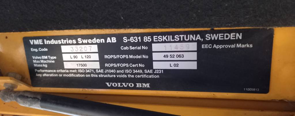 Колёсный погрузчик Volvo L90, 4WD: фото 11